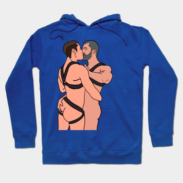 Lover's Embrace Hoodie by ValeksGayArt